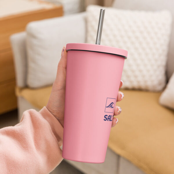 Salt + Light Insulated tumbler with a straw - Image 9