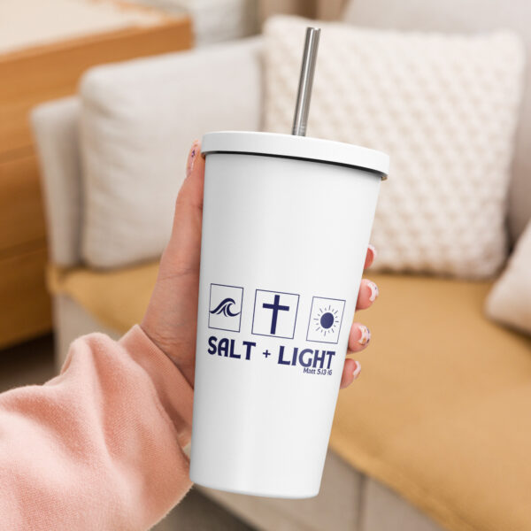 Salt + Light Insulated tumbler with a straw - Image 10