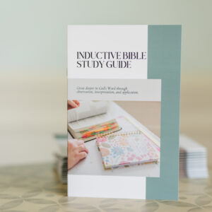 Inductive Bible Study Guide